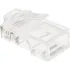 Коннектор Lanmaster (TWT-PL45-8P8C) UTP кат.5e RJ45 прозрачный (упак.:100шт)