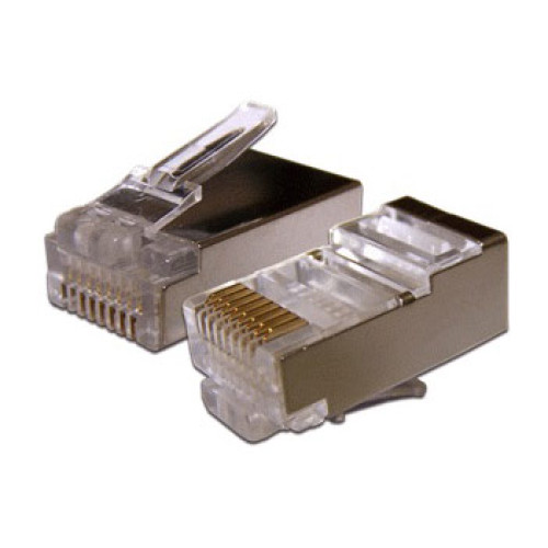 Коннектор Lanmaster (TWT-PL45/S-8P8C-6) STP кат.6 RJ45 (упак.:100шт)
