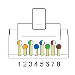 Коннектор Lanmaster (TWT-PL45/S-8P8C-6) STP кат.6 RJ45 (упак.:100шт)