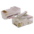 Коннектор Lanmaster (TWT-PL45-8P8C-6) UTP кат.6 RJ45 прозрачный (упак.:100шт)