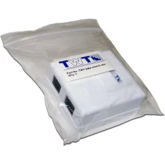 Розетка Lanmaster TWT-SM2-4545/6-WH настен.RJ45 2 кат.6 UTP бел.