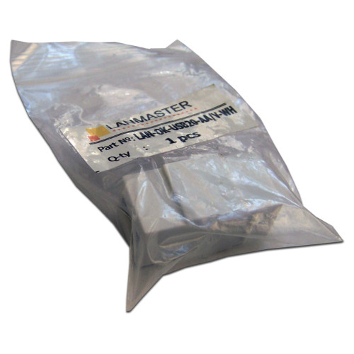 Адаптер проходной Lanmaster LAN-OK-USB20-AA/V-WH (упак.:1шт) 1м белый