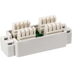 Адаптер Lanmaster TWT-CN110STP5E проходн.Dual IDC кат.5E STP