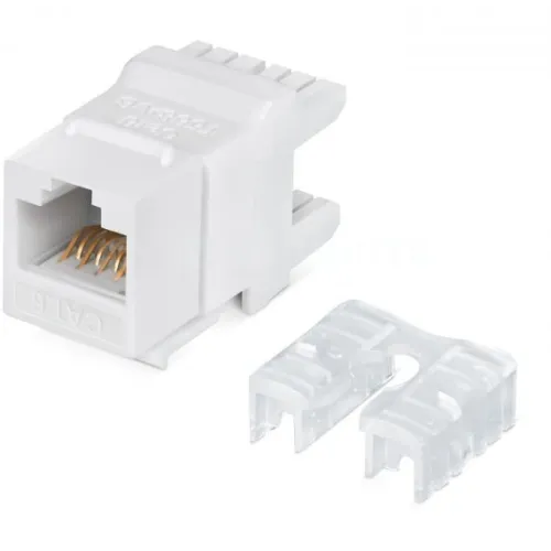 Модуль NTSS NTSS-KJ-UTP-RJ45-6-180-WT информ. KeystoneRJ45 кат.6 UTP бел.