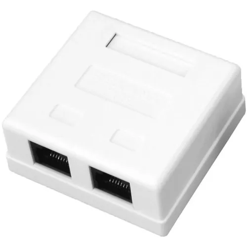 Розетка Rexant 03-0151 комп.RJ45 2 кат.5E UTP бел.