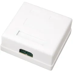 Розетка Rexant 03-0151 комп.RJ45 2 кат.5E UTP бел.