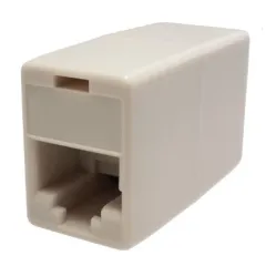 Адаптер Suprlan 10-0337 проходн.RJ45 кат.5E UTP бежевый