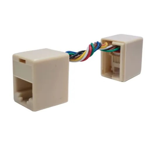 Адаптер Suprlan 10-0337 проходн.RJ45 кат.5E UTP бежевый