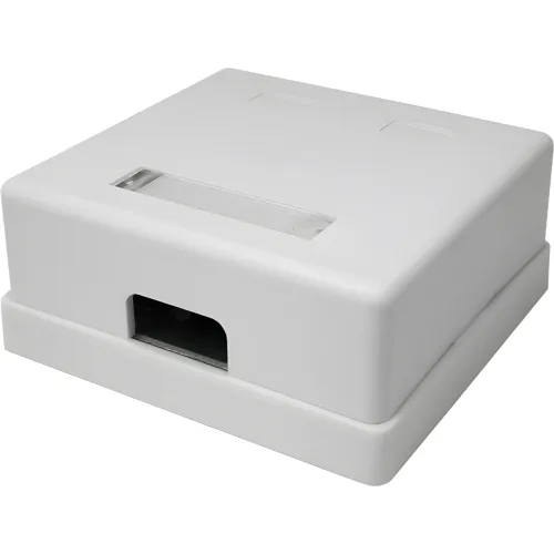 Розетка Suprlan 10-0309-1 наклад.RJ45 2 кат.5E UTP бел.