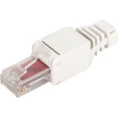 Коннектор Lanmaster LAN-TMP-S6A полев.RJ45 кат.6A STP бел.