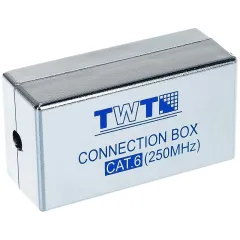 Адаптер Lanmaster TWT-CN110STP6 проходн.RJ45 кат.6 STP бел.