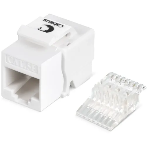 Модуль Cabeus KJ-RJ45-CAT.5E-TOOLLESS информ. KeystoneRJ45 кат.5E UTP бел.
