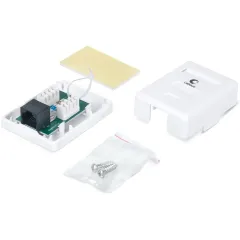 Розетка Cabeus WS-8P8C-CAT.5E-1 комп.Dual IDC кат.5E UTP бел.