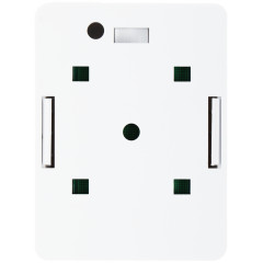 Розетка Lanmaster TWT-SM1-45-WHRJ45 1 кат.5E бел. (упак.:1шт)