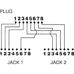 Адаптер Lanmaster TWT-T-E2-U2 белый