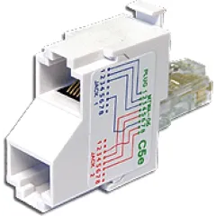 Адаптер Lanmaster TWT-T-E2-U2 белый