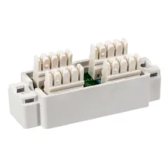 Адаптер Lanmaster TWT-CN110UTP5E проходн. кат.5E бел.