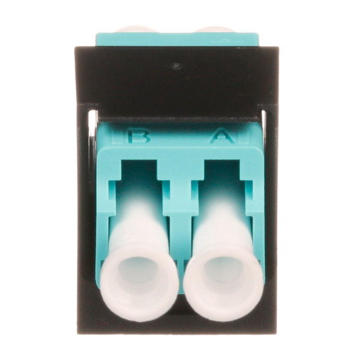 Адаптер Panduit CMDSAQLCZBL проходн. Mini-ComLC дупл. 50/125 OM3 черн.