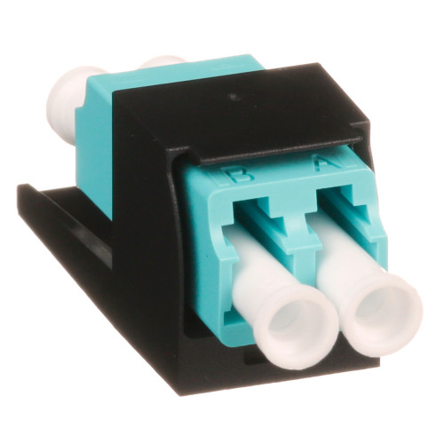 Адаптер Panduit CMDSAQLCZBL проходн. Mini-ComLC дупл. 50/125 OM3 черн.