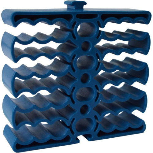 Гребенка Lanmaster LAN-CCLP24-BL для укладки кабеля (упак:1шт) синий