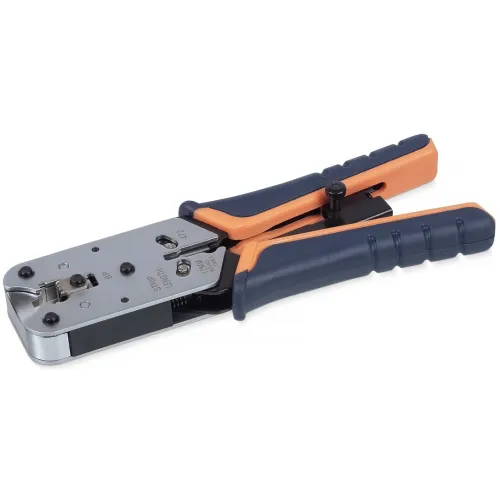 Инструмент обжимной Cabeus HT-L2182R для RJ-45 черный/оранжевый
