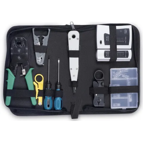 Набор инструментов Cabeus HT-TK-01 для заделки и обрезки черный