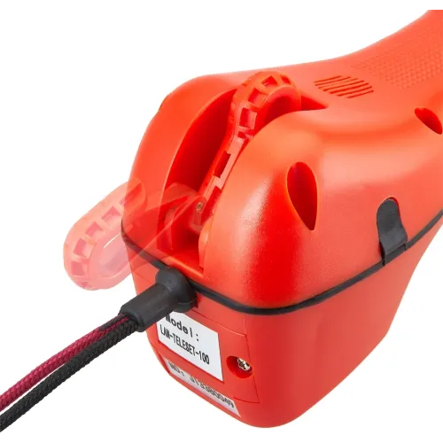 Трубка телефонная Lanmaster LAN-TELESET-100 для тестирования красный