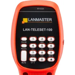 Трубка телефонная Lanmaster LAN-TELESET-100 для тестирования красный