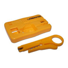 Монтажная площадка Lanmaster LAN-OK-FIX для модулей желтый