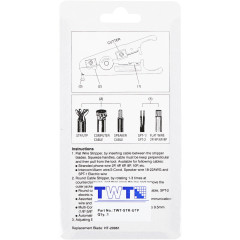 Инструмент Lanmaster TWT-STR-UTP для зачистки кабеля UTP (упак:1шт) серый