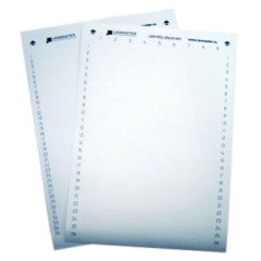 Маркер Lanmaster LAN-MOL-20X10-WH 20x10мм полиэстр (упак:234шт) для лазерных принтеров белый