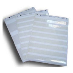 Маркер Lanmaster LAN-MCL-25x10x7 25x10мм полиэстр (упак:64шт) для лазерных принтеров белый