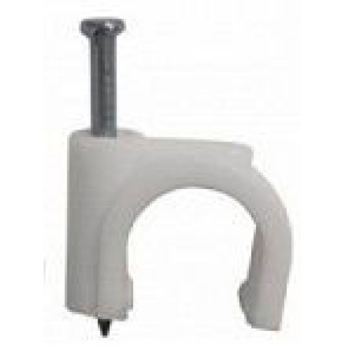 Клипсы Hyperline GC-1C для кабеля полиэтилен6мм (упак.:100шт)