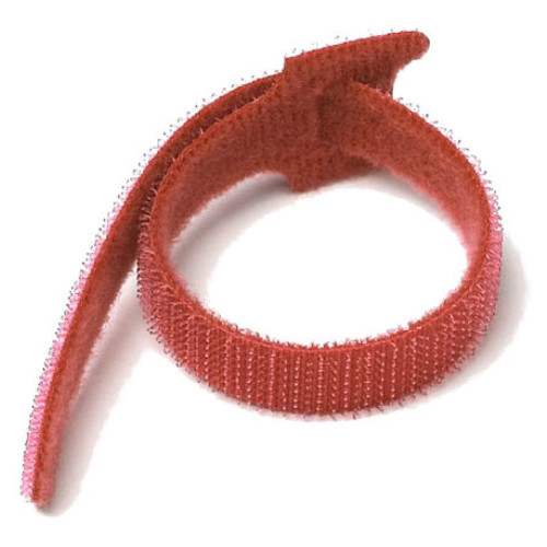 Хомут-липучка Lanmaster LAN-VCM135-RD 135x12мм (упак:20шт) нейлон/полиэтилен внутри помещений красный