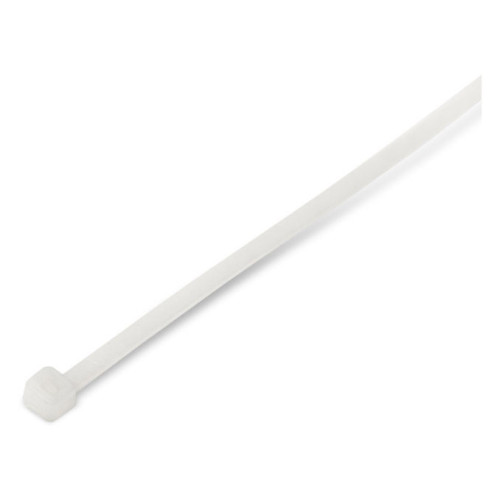 Стяжка эластомерная Hyperline GT-300IC 300x3.6мм (упак:100шт) полиамид белый