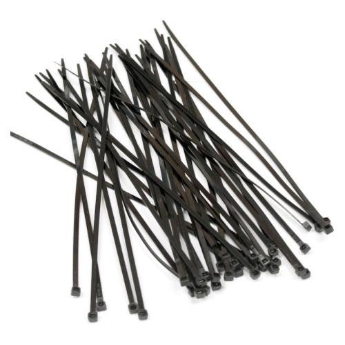 Стяжка эластомерная Hyperline GT-200IBC 200x3.6мм (упак:100шт) полиамид черный