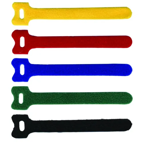 Хомут-липучка Lanmaster LAN-VCM125-YL 125x12мм (упак:20шт) нейлон/полиэтилен внутри помещений желтый