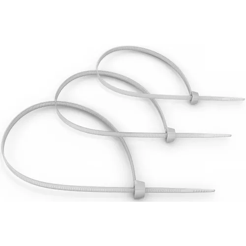 Стяжка пластиковая Cabeus CT-300 300x3.6мм (упак:100шт) нейлон внешний (-40/+85) белый