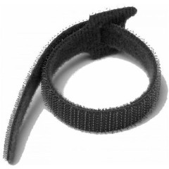 Хомут-липучка Lanmaster LAN-VCM310-BK 310x16мм (упак:20шт) нейлон/полиэтилен внутри помещений черный
