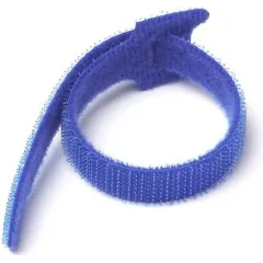 Хомут-липучка Lanmaster LAN-VCM310-BL 310x16мм (упак:20шт) нейлон/полиэтилен внутри помещений синий