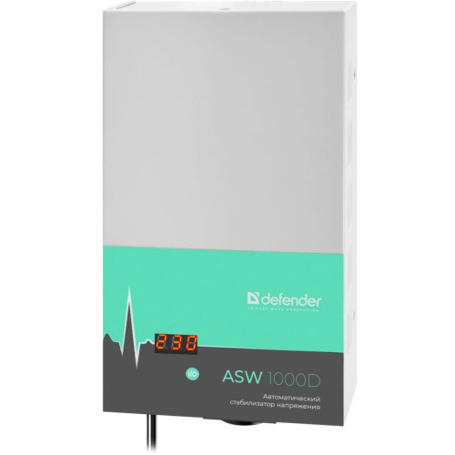 Стабилизатор напряжения Defender ASW 1000D 600Вт 1000ВА белый