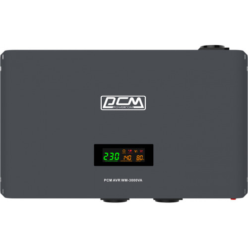Стабилизатор напряжения Powercom WM-3000VA 1800Вт 3000ВА графитовый