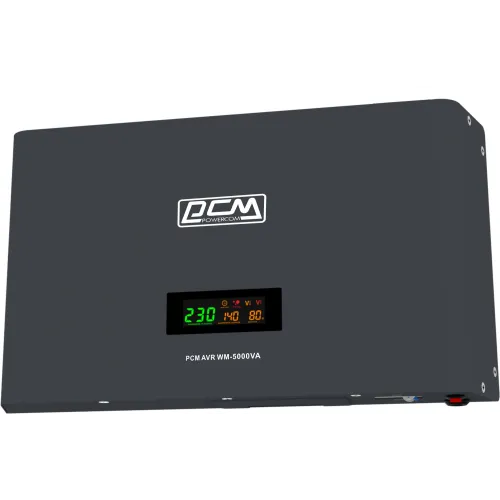 Стабилизатор напряжения Powercom WM-5000VA 4000Вт 5000ВА графитовый