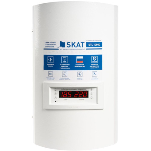 Стабилизатор напряжения Бастион Skat STL-10000 исп.Н 10000ВА белый