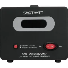 Стабилизатор напряжения Smartwatt AVR Tower 2000RF 2000ВА черный