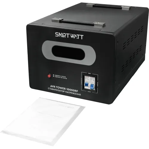 Стабилизатор напряжения Smartwatt AVR Tower 10000RF 10000ВА черный