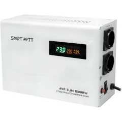 Стабилизатор напряжения Smartwatt AVR Slim 1500RW 1500ВА белый