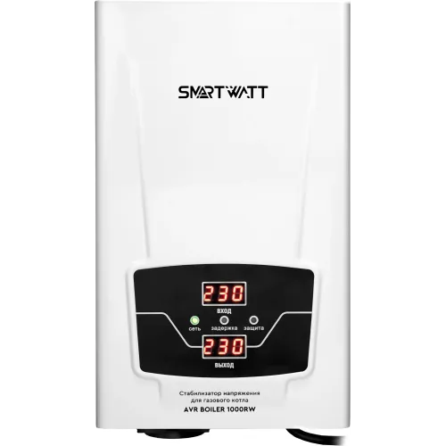 Стабилизатор напряжения Smartwatt AVR Boiler 1000RW 220Вт 1000ВА белый