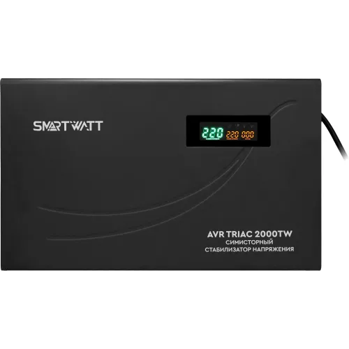 Стабилизатор напряжения Smartwatt AVR Triac 2000TW 2000ВА черный