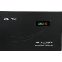 Стабилизатор напряжения Smartwatt AVR Triac 5000TW 5000ВА черный
